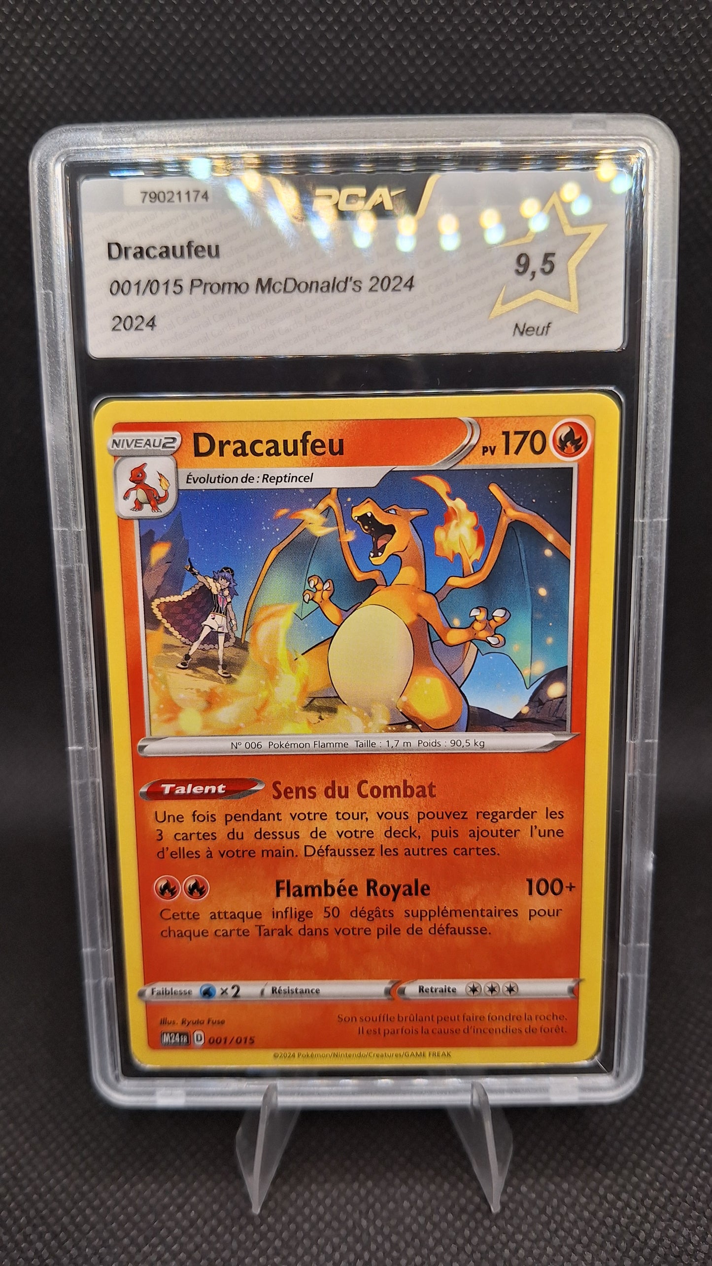 Dracaufeu 01/15 – Promo McDonald’s 2024 – PCA 9,5